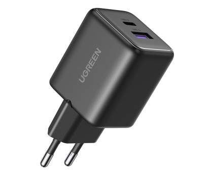 Ładowarka do smartfonów UGREEN Ładowarka sieciowa X516 USB + USB-C GaN 30W czarna